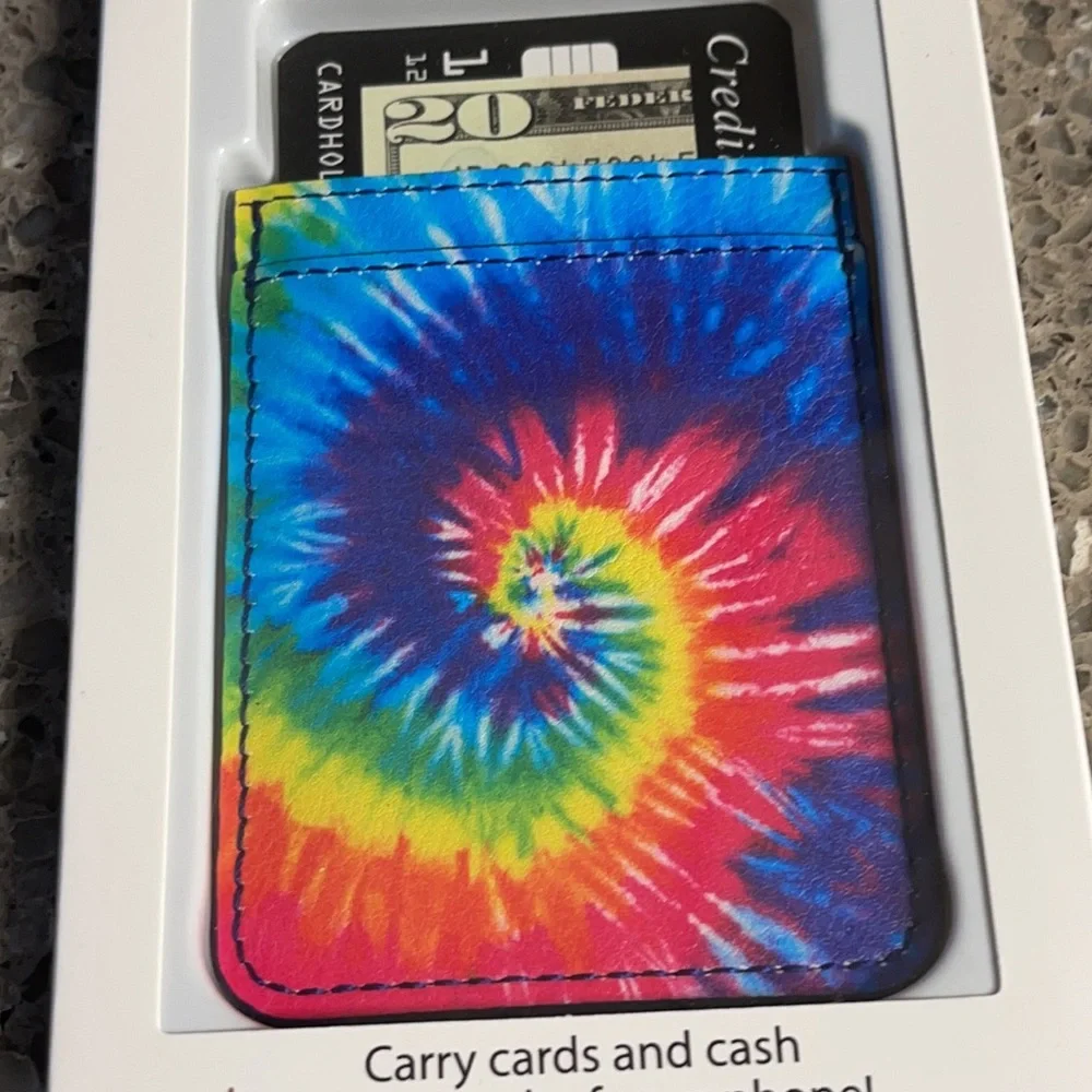 🦋4/$25 Tie Dye Phone Pocket